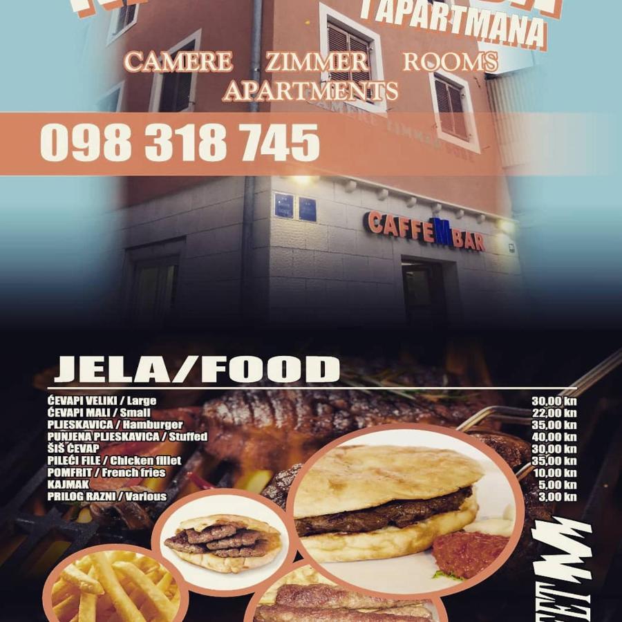Buffet M Apartments&Rooms Obrovac Exterior foto